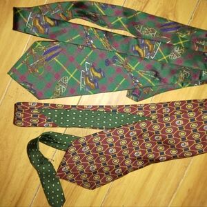 2#Vintage Tommy 3silk ties